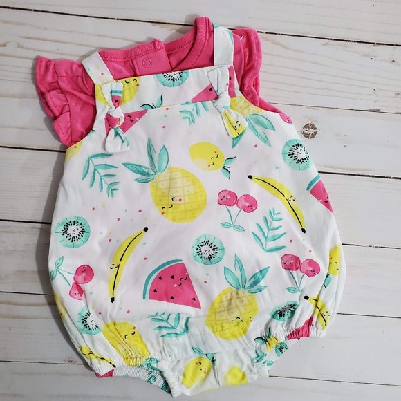 Gymboree Other - Gymboree Girls Pineapple Fruit Romper Set NWT